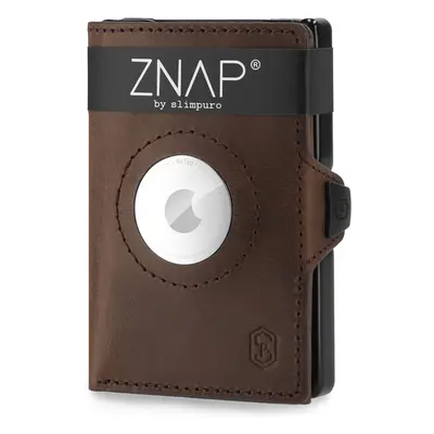 Slimpuro ZNAP Airtag Wallet, 12 kártya, érmés rekesz, 8,9 x 1,8 x 6,3 cm (Sz x M x M), RFID-véde