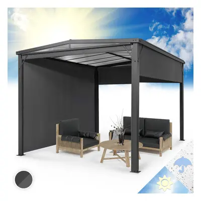 Blumfeldt Pantheon Cortina Solid Sky, pavilon, tető, 3 x 4 m, polikarbonát