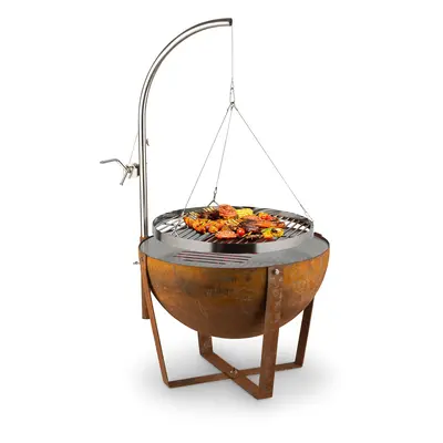 Blumfeldt Blum Fire Globe, tűzrakóhely grillel, Ø 60cm, acél