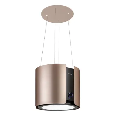 Klarstein Skyfall Smart, sziget páraelszívó, Ø 45 cm, légkeringetés, 402 m³/ó, LED, nemesacél, a