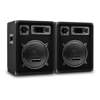 Auna Pro PW-1022 MKII, passzív PA hangfalpár, 10" subwoofer, 200 W RMS/400 W max.