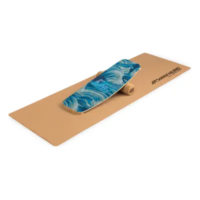 BoarderKING Indoorboard Curved, egyensúlyozó deszka, alátét, henger, fa/parafa