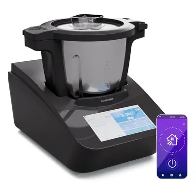 Klarstein Aria Grande Smart, konyhai robotgép, 1700 W, 4,7 l, alkalmazásvezérlés, gőzölő tartozé