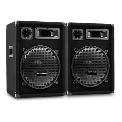 Auna Pro PW-1222 MKII, passzív PA hangfalpár, 12", 300 W RMS/800 W max.