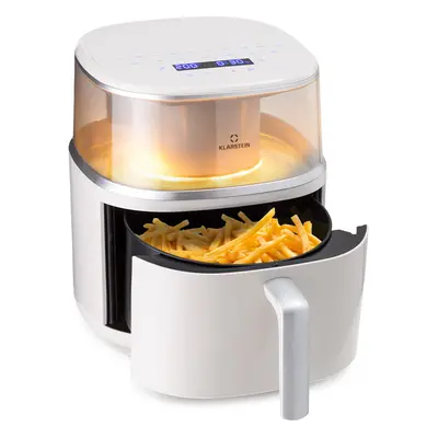 Klarstein Air Bloom, forrólevegős fritőz, 1500 W, 7,5 l, 16 program, gőzölő funkcióval