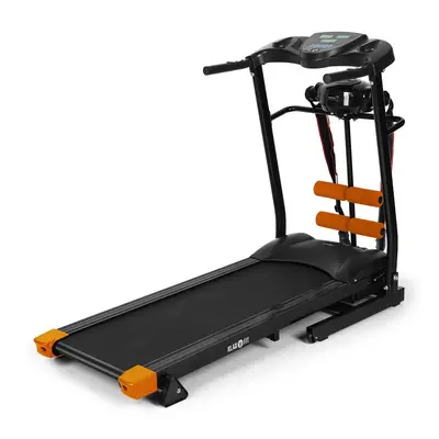 KLARFIT Treado Advanced, futópad, pulzusmérő, masszázsöv, emelőpad