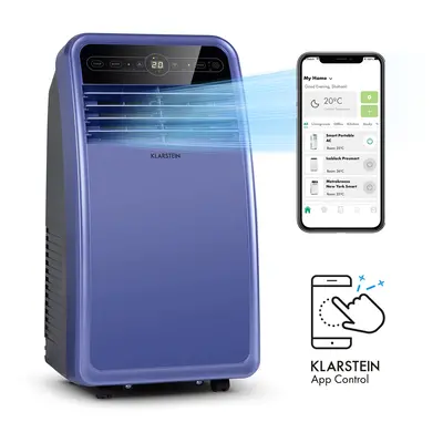 Klarstein Metrobreeze New York Smart 7k, mobil klíma, 7000 BTU / 2,1 kW, A energiaosztály, távir