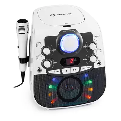 Auna StarMaker 2.0, karaoke rendszer, bluetooth, CD lejátszó, mellékelve mikrofon