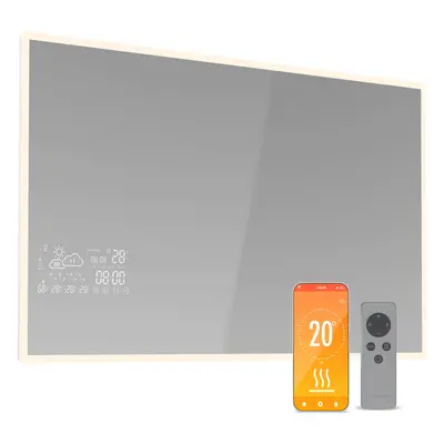 Blumfeldt Infravörös hősugárzó| Smart Mirror | Infravörös sugárzás | 500 W | IP44