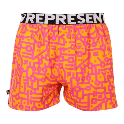 Férfi klasszikus boxeralsó Represent exclusive Mike elektro map (R2M-BOX-0731)