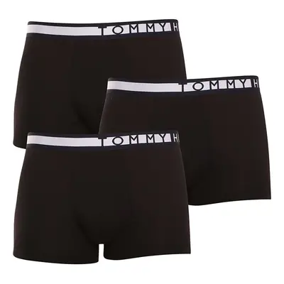 3PACK fekete Tommy Hilfiger férfi boxeralsó (UM0UM01234 0R9)