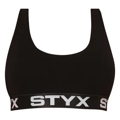 Styx Fekete sport női melltartó (IP960)