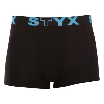 Fekete férfi boxeralsó Styx sport gumi (G961)