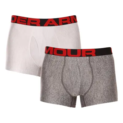 2PACK szürke Under Armour férfi boxeralsó (1363618 011)