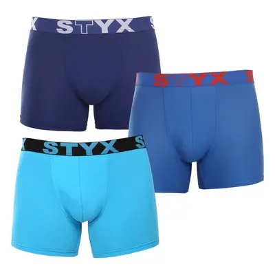 3PACK tarka long férfi boxeralsó Styx sport gumi (3U96789)