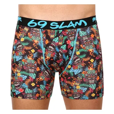 Férfi boxeralsó 69SLAM fit hawaii tiki (MBYHWT-PO)