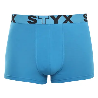 Világoskék férfi boxeralsó Styx sport gumi (G969)