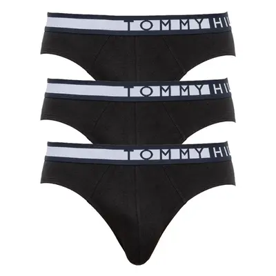 3PACK Fekete Tommy Hilfiger férfi slip alsónadrág (UM0UM01227 0R9)