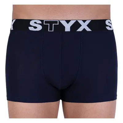 Sötétkék férfi boxeralsó Styx sport gumi (G963)