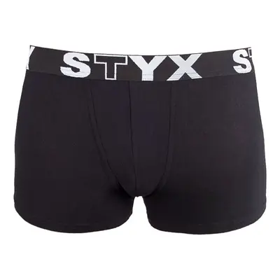 Fekete gyerek boxeralsó Styx sport gumi (GJ960)