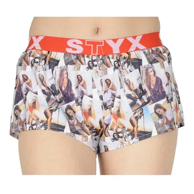 Modellek női boxeralsó Styx art sport gumi - limitált kiadás (T1051)