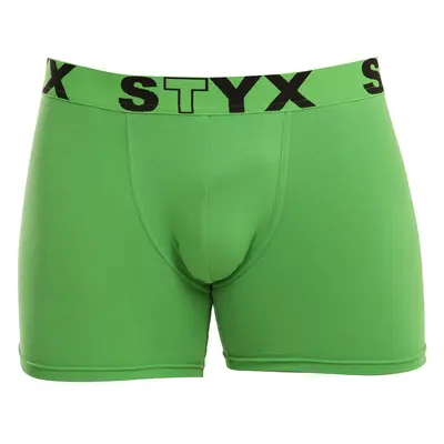 Fekete long férfi boxeralsó Styxsport gumi (U1069)