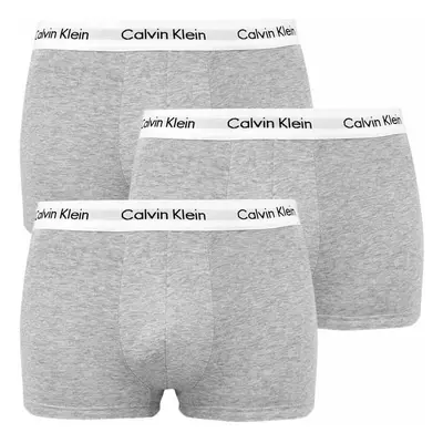 3PACK szürke Calvin Klein férfi boxeralsó (U2664G-KS0)