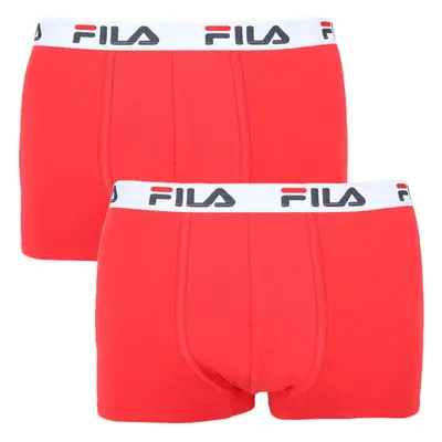 2PACK Piros Fila férfi boxeralsó (FU5016/2-118)