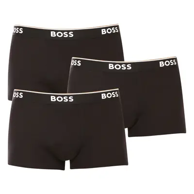 3PACK fekete BOSS férfi boxeralsó (50475274 001)