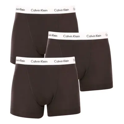 3PACK fekete Calvin Klein férfi boxeralsó (U2662G-001)