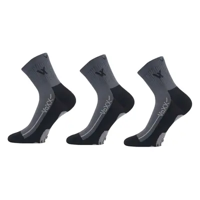 3PACK sötét szürke VoXX zokni (Barefootan-darkgrey)