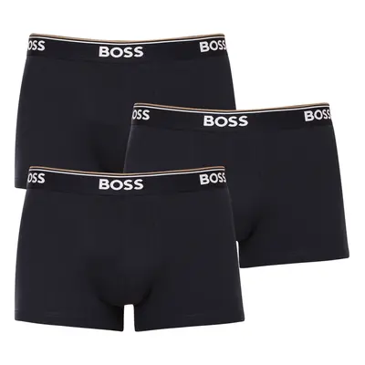 3PACK sötétkék BOSS férfi boxeralsó (50475274 480)