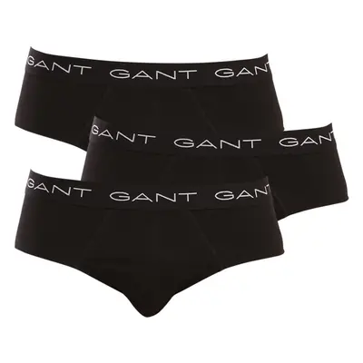 3PACK Fekete Gant férfi slip alsónadrág (900003001-005)