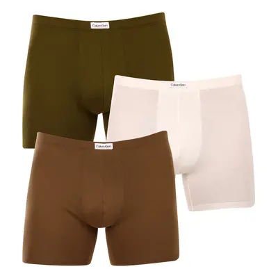 3PACK tarka Calvin Klein férfi boxeralsó (NB3263A-CBW)