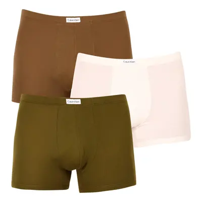 3PACK többszínű Calvin Klein férfi boxeralsó (NB3262A-CBW)