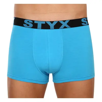 Nagyméretű világoskék férfi boxeralsó Styx sport gumi (R1169)