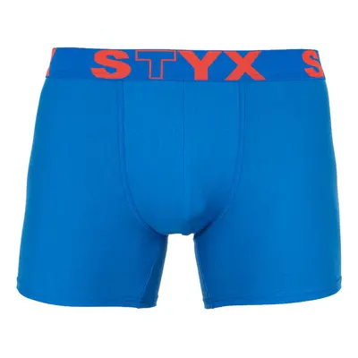 Kék long férfi boxeralsó Styxsport gumi (U967)