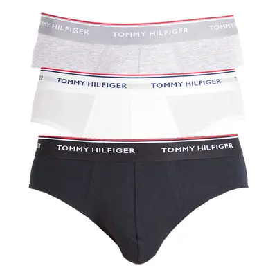 3PACK Férfi slip alsónadrág Tommy Hilfiger tarka (1U87903766 004)