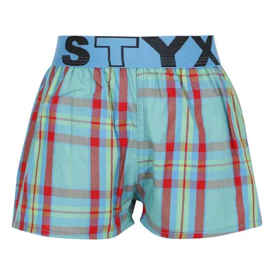 Tarka gyerek klasszikus boxeralsó Styx sport gumi (BJ939)