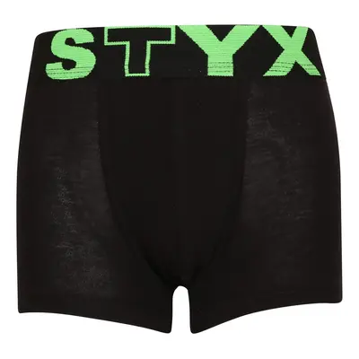 Fekete gyerek boxeralsó Styx sport gumi (GJ962)