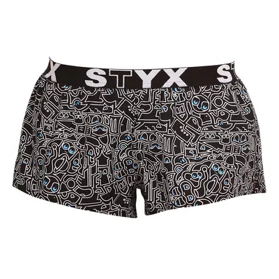 Doodle art női boxeralsó Styx sport gumi (T1256)