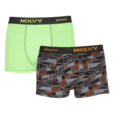 2PACK Tarka Molvy férfi boxeralsó (2MP-2637-BEU)