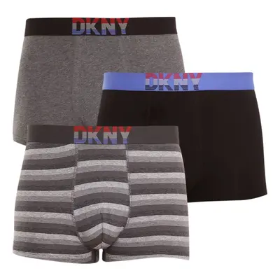 3PACK Hinton sokszínű DKNY férfi boxeralsó (U5_6660_DKY_3PKB)