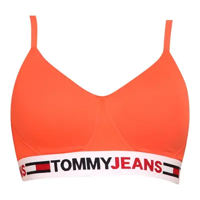 Tommy Hilfiger Szivacsos narancsszínű női melltartó (UW0UW03499 XMV)