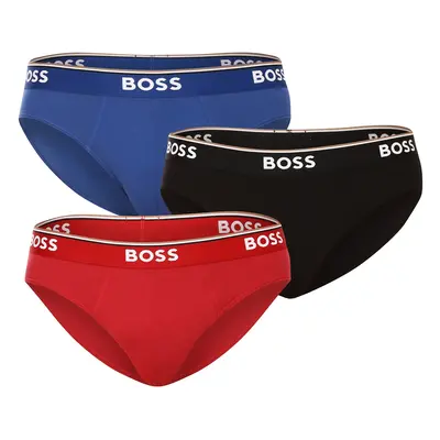 3PACK Férfi slip alsónadrág BOSS tarka (50475273 962)