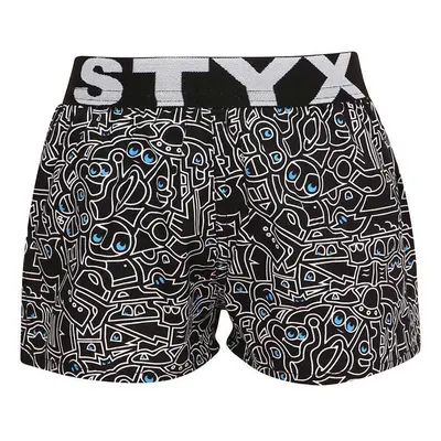 Doodle art gyerek boxeralsó Styx sport gumi (BJ1256)