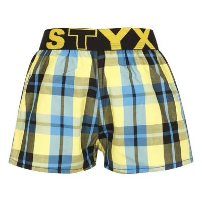 Tarka gyerek klasszikus boxeralsó Styx sport gumi (BJ933)