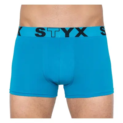 Nagyméretű világoskék férfi boxeralsó Styx sport gumi (R969)