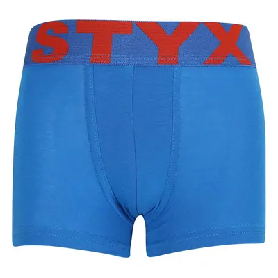 Gyerek boxeralsó Styx sport gumi kék (GJ1167)