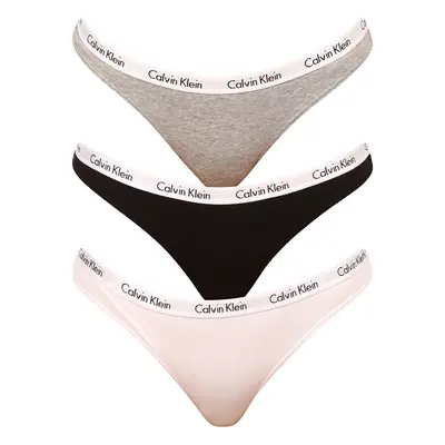 3PACK tarka Calvin Klein női alsók (QD3588E-999)